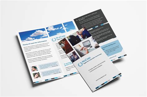 Free, printable professional brochure templates .